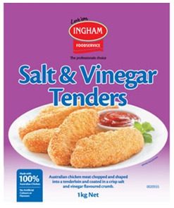 INGHAM - SALT _ VINEGAR TENDERS