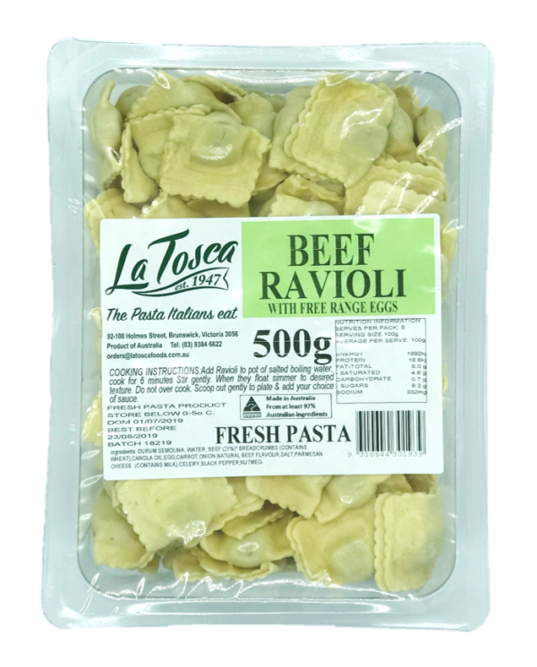 LATOSCA BEEF RAVIOLI 625GM