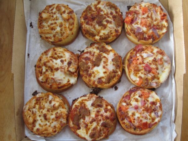 Bacon Pizzas Mini 12 PCS