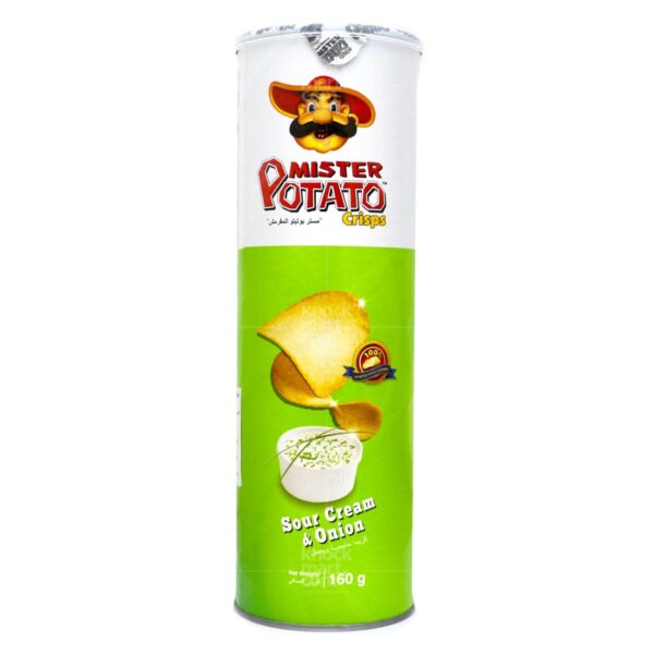 MISTER Potato Crisps Sour Cream & Onion